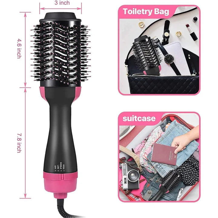 Shenish™ 4-in-1 Blow Hair Dryer - Volumizer Brush, Straightening & Curl