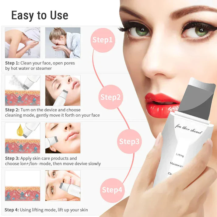 Shenish™ Ultrasonic 5-in-1 Facial Scrubber