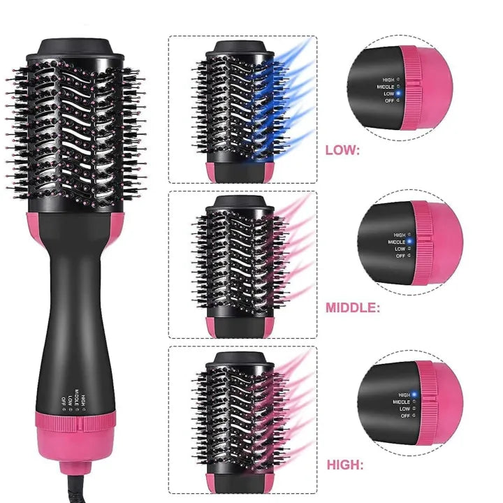 Shenish™ 4-in-1  Blow Hair Dryer - Volumizer Brush, Straightening & Curl