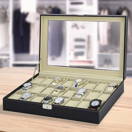 Watch & Jewellery Organizer – All Styles (Faux Leather) – Gallery