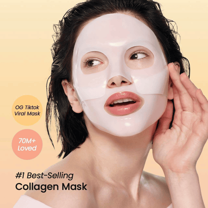 Korean Bio‑Collagen Glow Mask – Deep Hydration, Firming & Instant Glass Skin