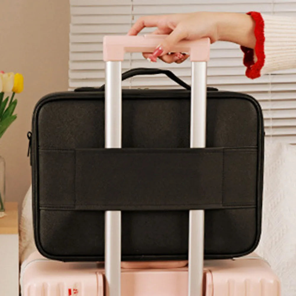 Shenish™ Smart LED Makeup Case with Mirror - Portable Lighted Storage