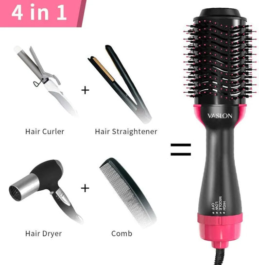 Shenish™ 4-in-1  Blow Hair Dryer - Volumizer Brush, Straightening & Curl