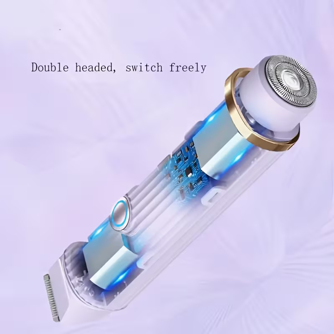 Shenish™ SmoothGlide 2-in-1 Shaver – No Pain, No Cuts