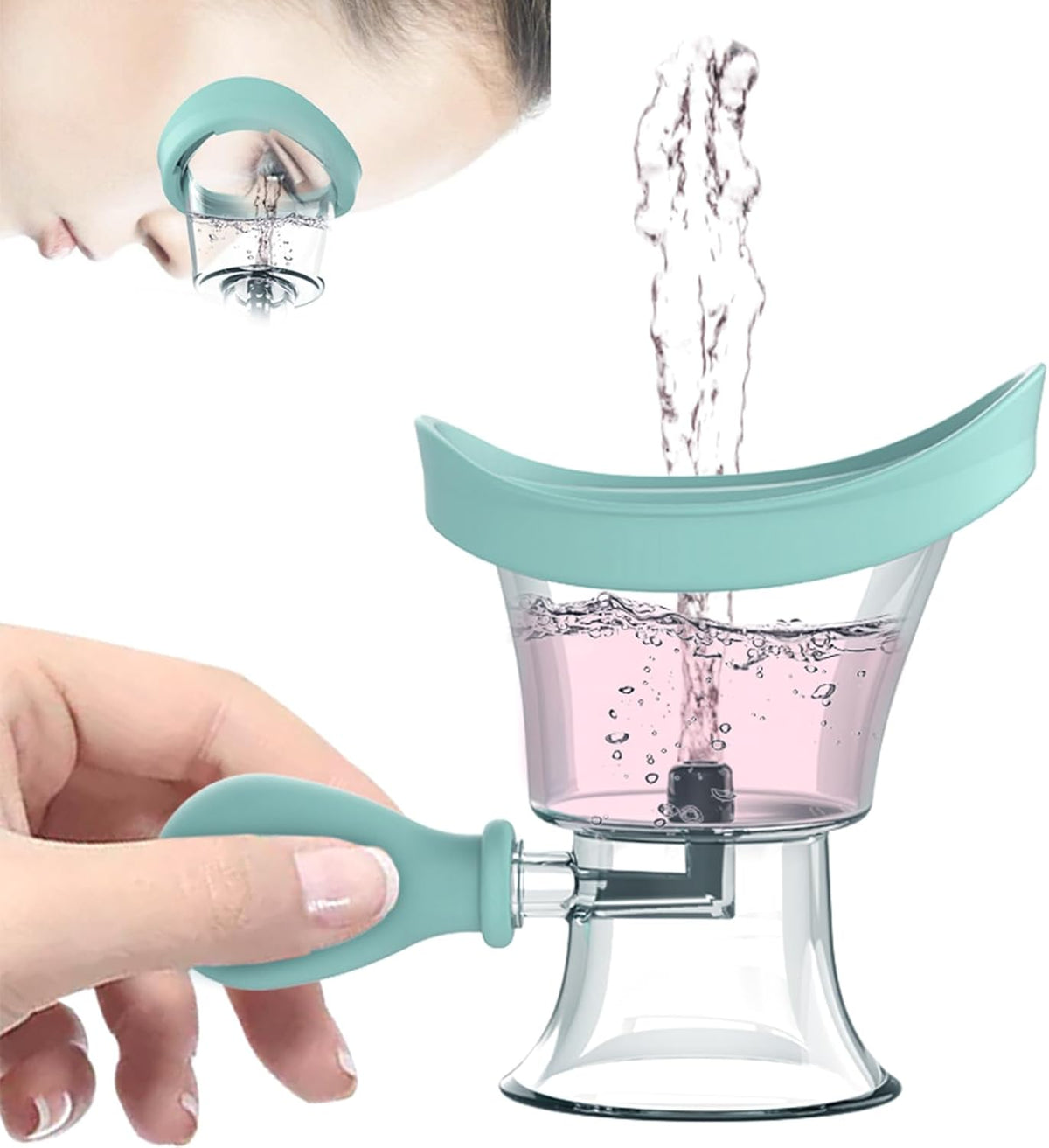 Silicone Eye Wash Cup – Air Pressure Eye Rinse Kit (Reusable & Portable)