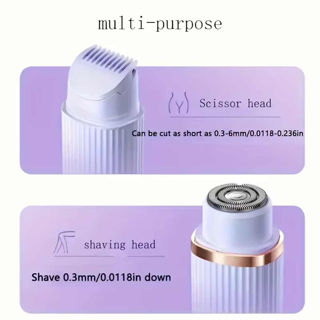 Shenish™ SmoothGlide 2-in-1 Shaver – No Pain, No Cuts