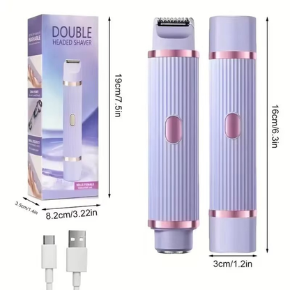 Shenish™ SmoothGlide 2-in-1 Shaver – No Pain, No Cuts