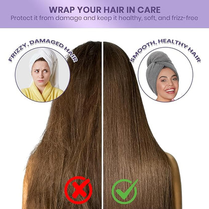 Shenish™ LuxeDry Hair Wrap – Anti-Frizz, No Heat Damage