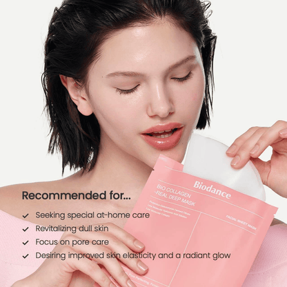 Korean Bio‑Collagen Glow Mask – Deep Hydration, Firming & Instant Glass Skin