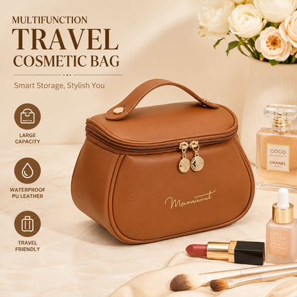 Multifunction Travel Cosmetic Bag – Large Capacity Waterproof Makeup & Toiletry Organizer