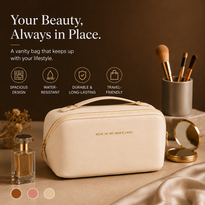 Elegant Cosmetic Vanity Bag – Portable Makeup Storage Bag - Image 2
