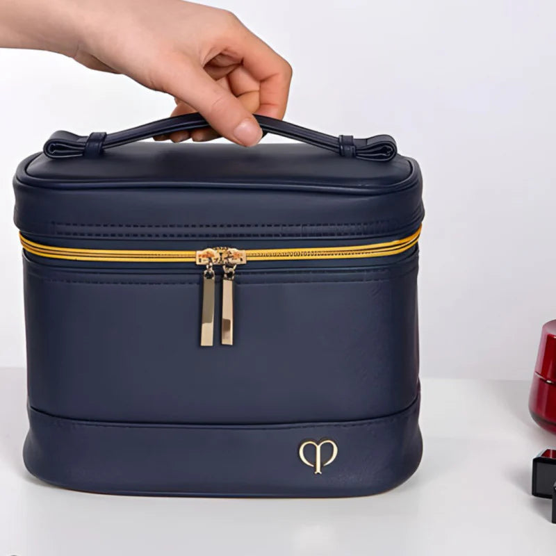 Portable Cosmetic Storage Bag – Large Capacity Makeup & Skincare Organizer for Travel - Image 3