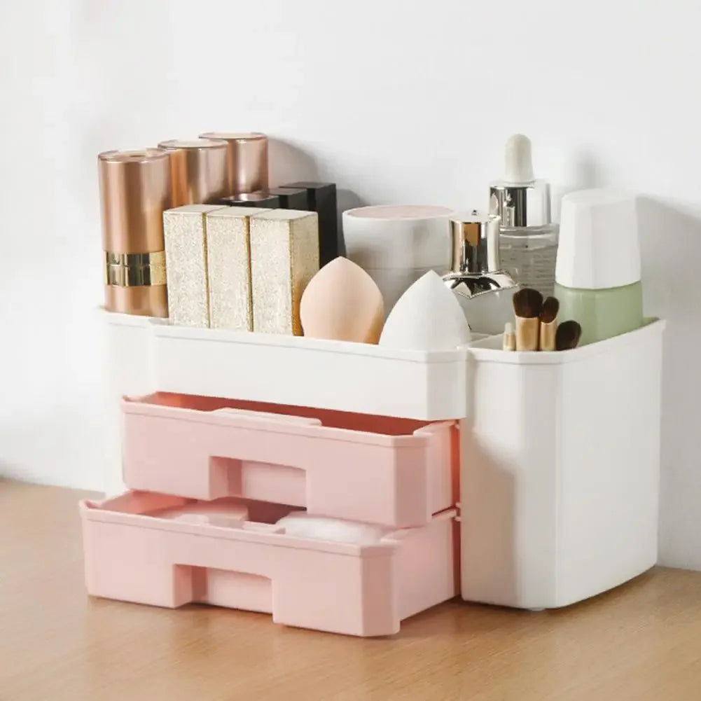 Large Plastic Makeup Organizer Box