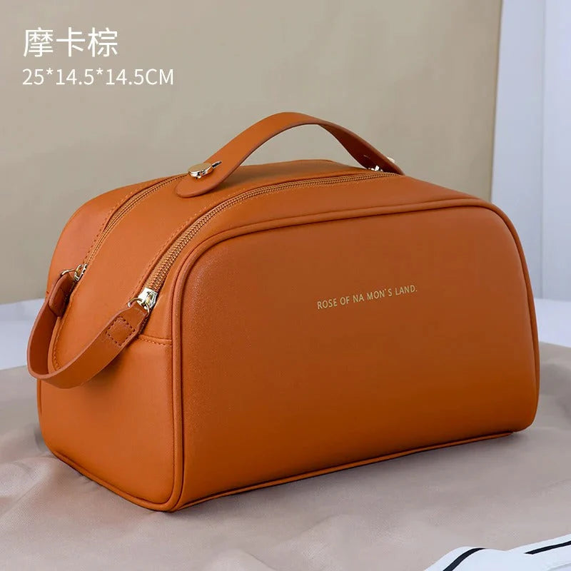 Luxury Cosmetic Leather Pouch