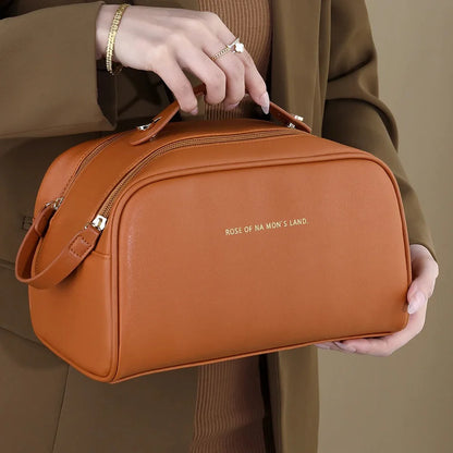 Luxury Cosmetic Leather Pouch