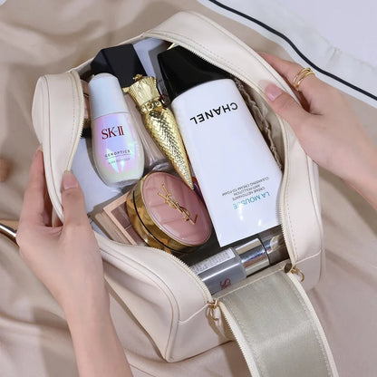 Luxury Cosmetic Leather Pouch