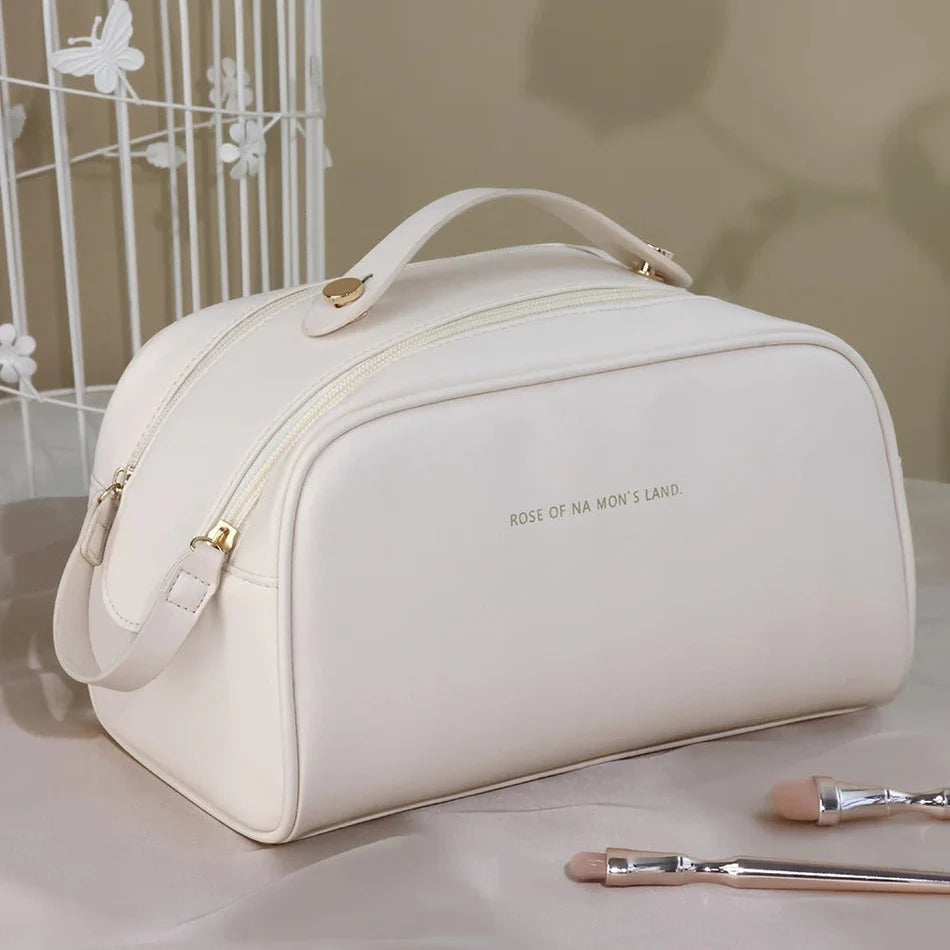 Luxury Cosmetic Leather Pouch