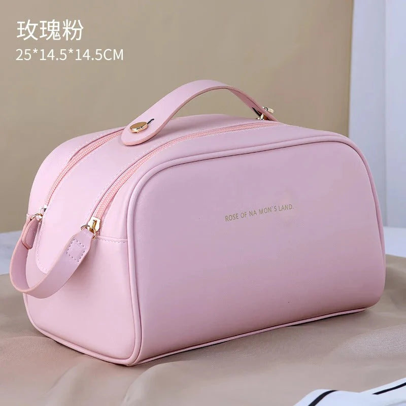 Luxury Cosmetic Leather Pouch