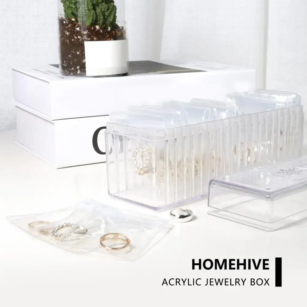 20 Pcs Transparent Jewelry Storage Bags | Waterproof Antioxidation Pouches for Travel & Home