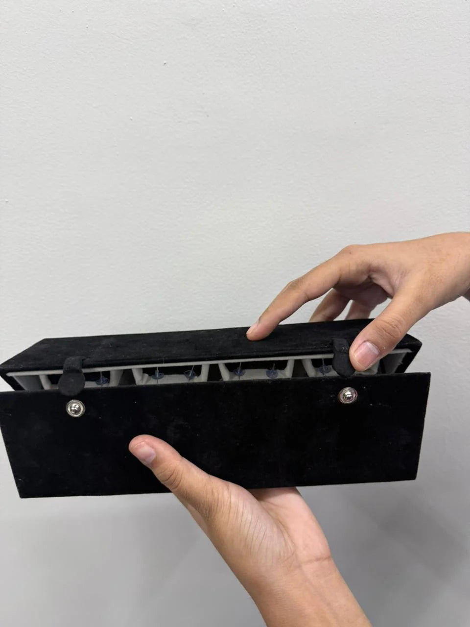 Shenish™ Folding Jhumka Storage Box – 12 Slot & 16 Slot