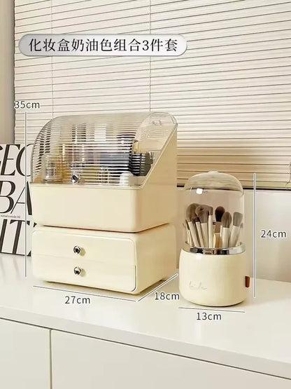 Makeup Organizer with Drawers Cosmetic Storage Box