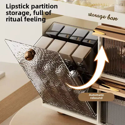 Drawer Style Makeup Organizer with Clear Storage