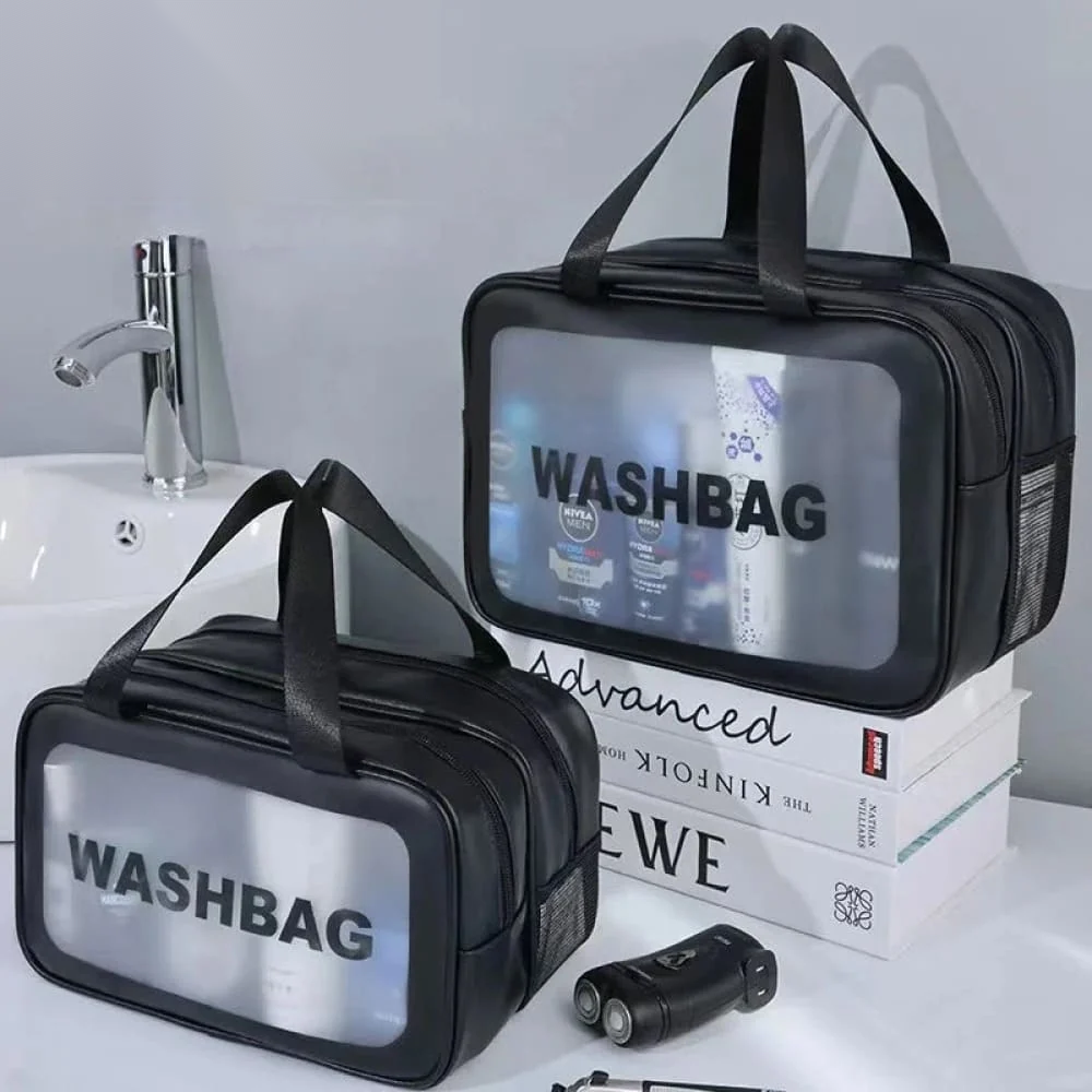 Dual Layer Waterproof Travel Bag Organizer – 2-in-1 Wet & Dry Separation