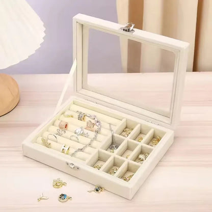 Pearl Earring and Ring Organizer Cosmetic Case - Image 7