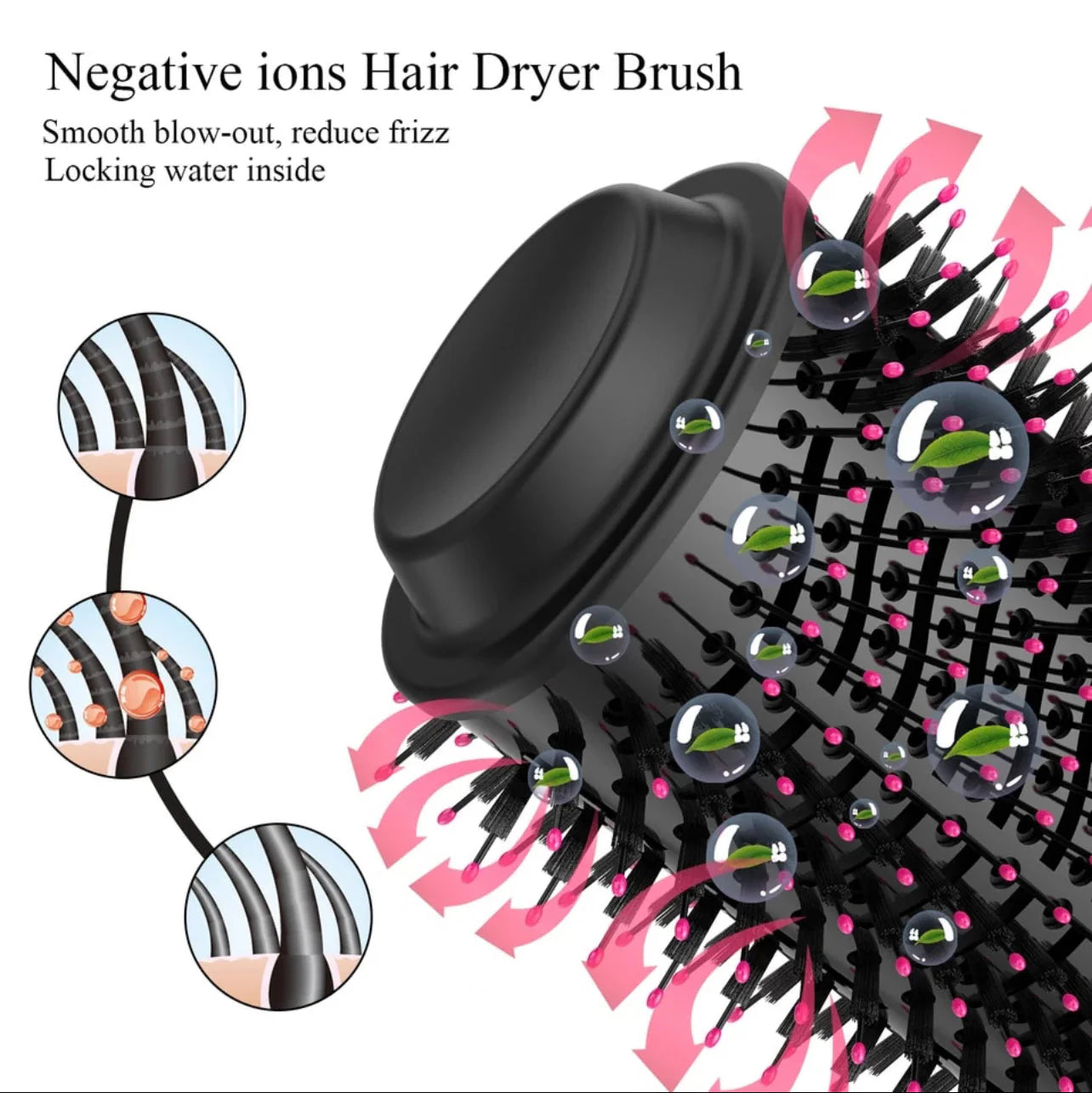 Shenish™ 4-in-1  Blow Hair Dryer - Volumizer Brush, Straightening & Curl