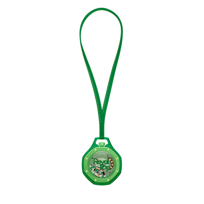 GREEN EIGHT Royal Pop model watch with Bio Ceramic case and green silicone strap