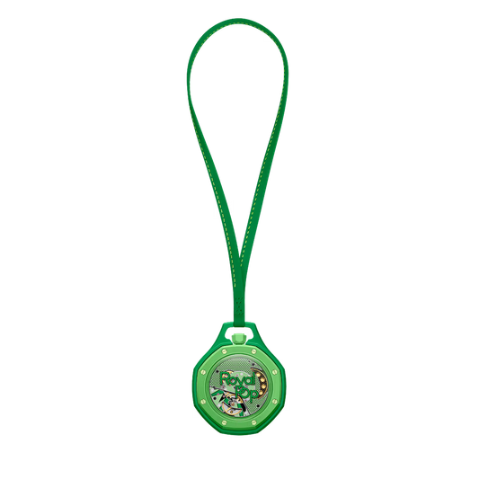 GREEN EIGHT Royal Pop model watch with Bio Ceramic case and green silicone strap