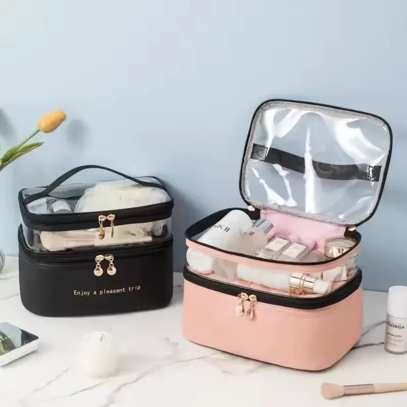 Large Capacity Makeup Organizer Travel Bag