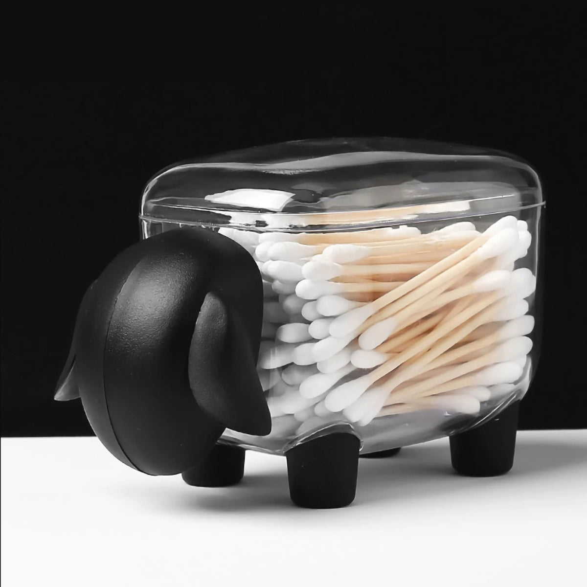 Sheep-Shaped Cotton Swab Holder