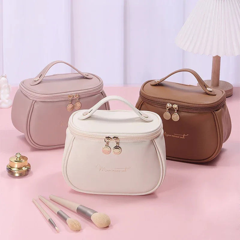 Portable Makeup Case with Zipper