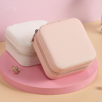 Mini Travel Jewelry Organizer – Compact Portable Accessory Case for On-the-Go