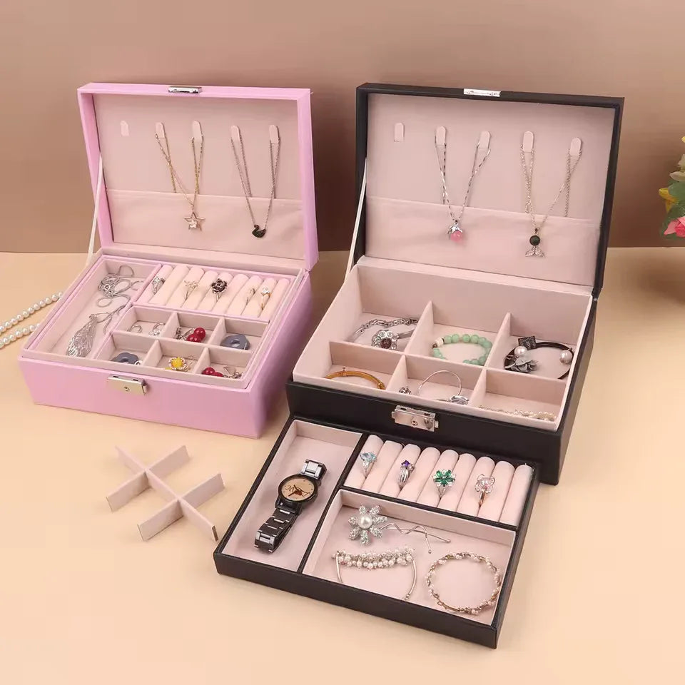 Portable Jewelry Box for Girls