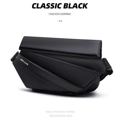 Multi Pockets Shoulder Bag – Sling Bag Crossbody Motorcycle Backpack for Men - Image 2