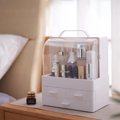 Tower Cosmetic Organizer – Multi-Layer Rotating Makeup & Vanity Storage