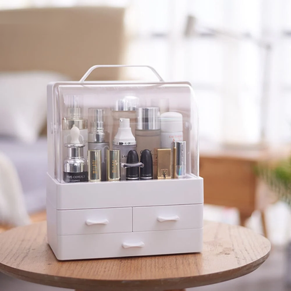 Tower Cosmetic Organizer – Multi-Layer Rotating Makeup & Vanity Storage