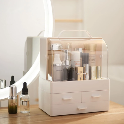 Tower Cosmetic Organizer – Multi-Layer Rotating Makeup & Vanity Storage