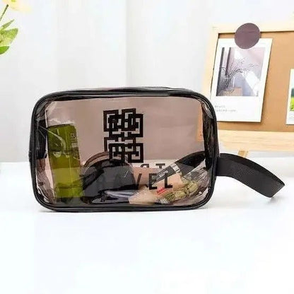 Transparent Waterproof Makeup Bag – Travel Cosmetic Organizer Pouch - Image 2