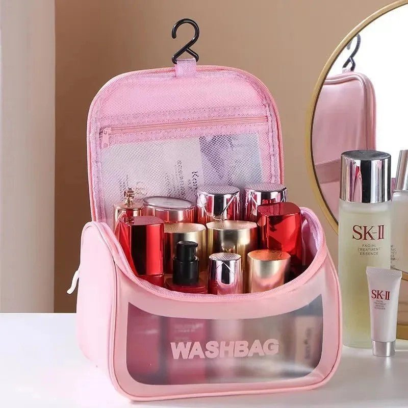Travel Washbag Cosmetic Organizer – Waterproof Hanging Toiletry Bag