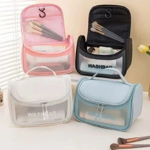 Waterproof Travel Toiletry & Cosmetic Organizer Bag - Image 2