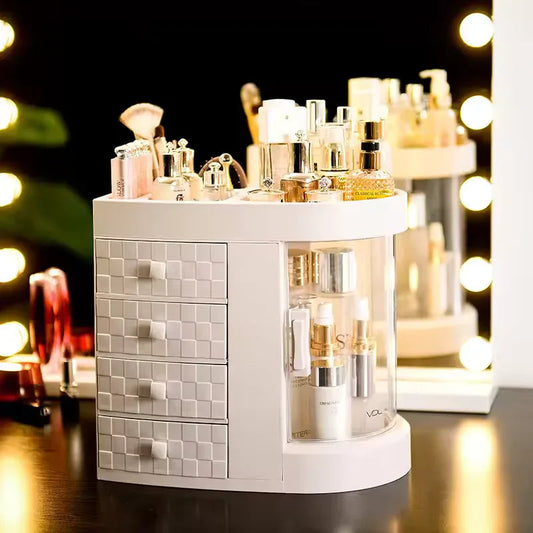 Makeup Organizer for Vanity with Drawers & Compartments