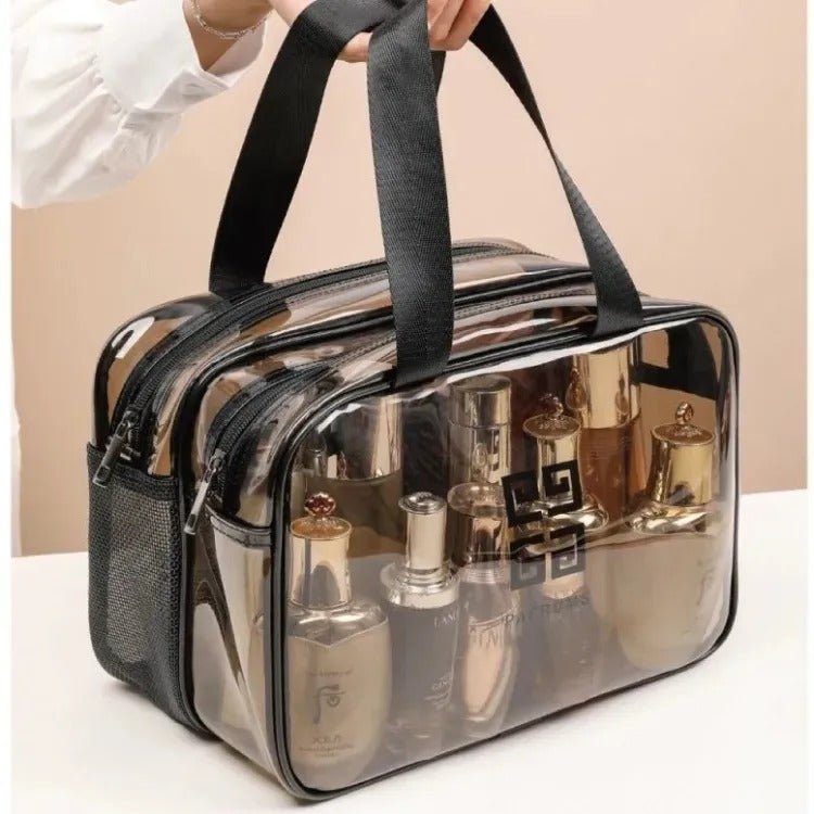 Women's Transparent Waterproof Travel Wash Bag – Large Capacity Makeup & Toiletry Organizer - Image 2